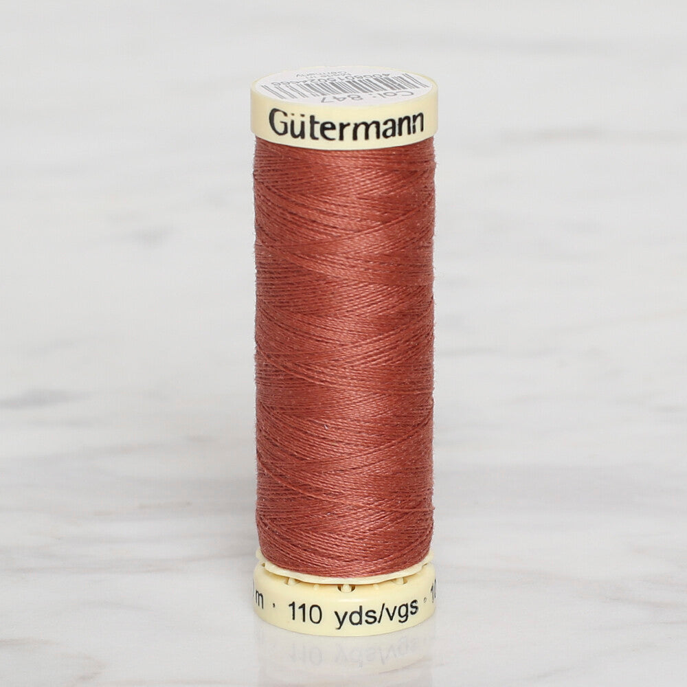 Gütermann Sewing Thread, 100m, Cinnamon - 847