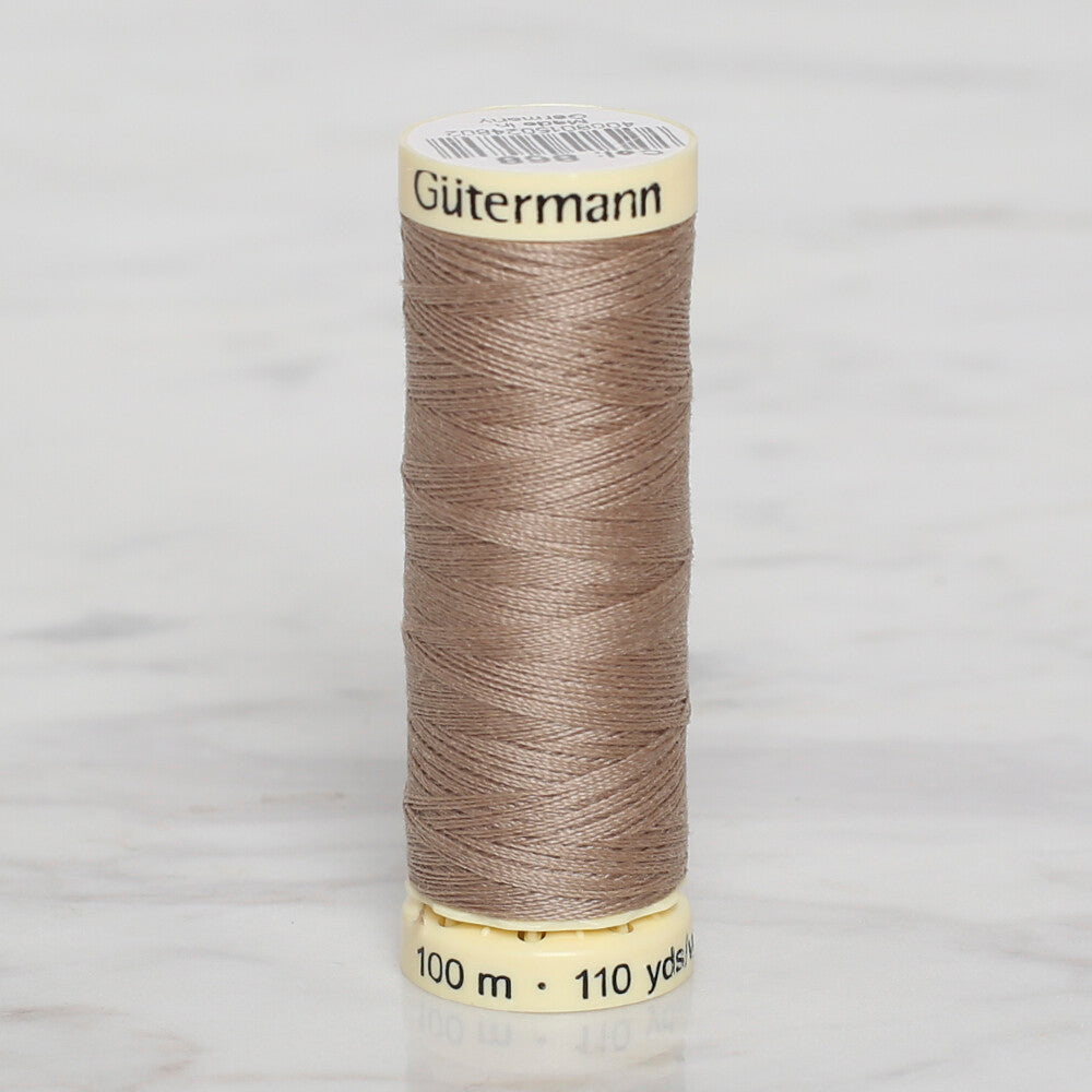 Gütermann Sewing Thread, 100m, Khaki - 868