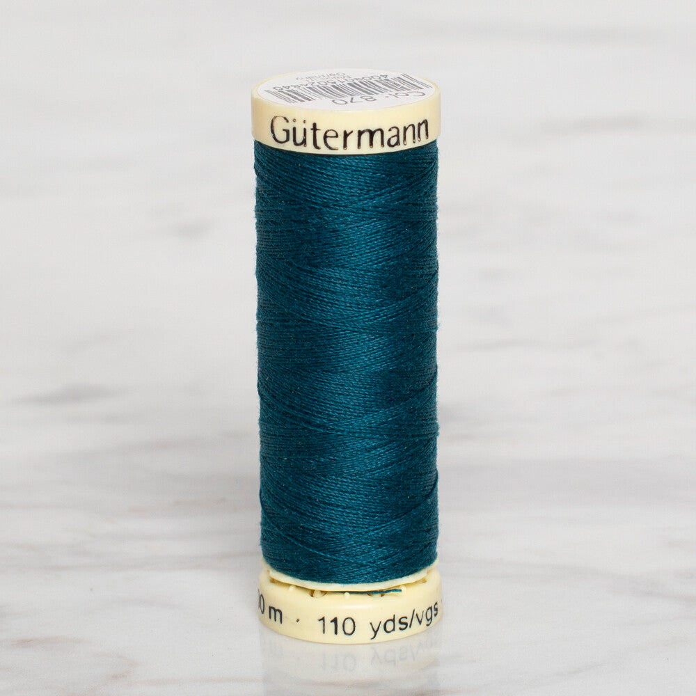 Gütermann Sewing Thread, 100m, Dark Green - 870