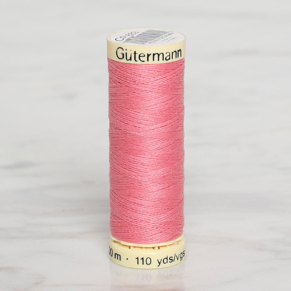 Gütermann Sewing Thread, 100m, Candy Pink - 889
