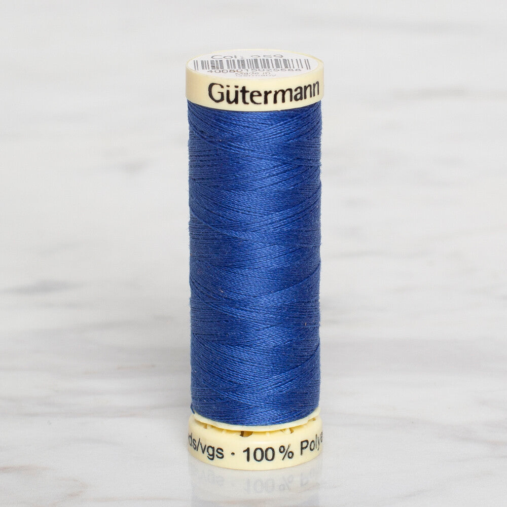 Gütermann Sewing Thread, 100m, Saxe Blue - 959