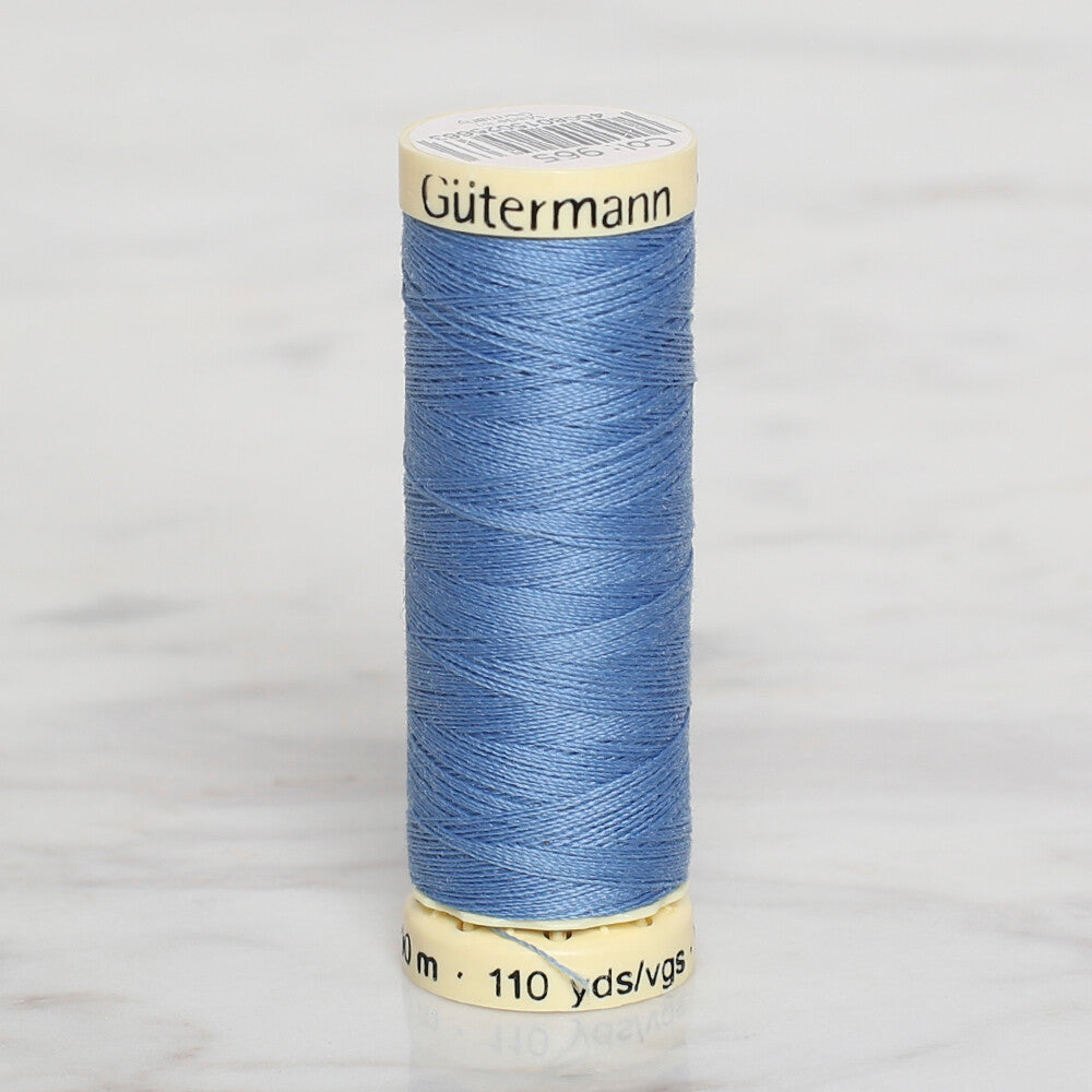 Gütermann Sewing Thread, 100m, Blue - 965