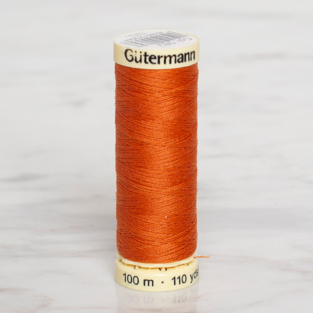 Gütermann Sewing Thread, 100m, Orange - 982