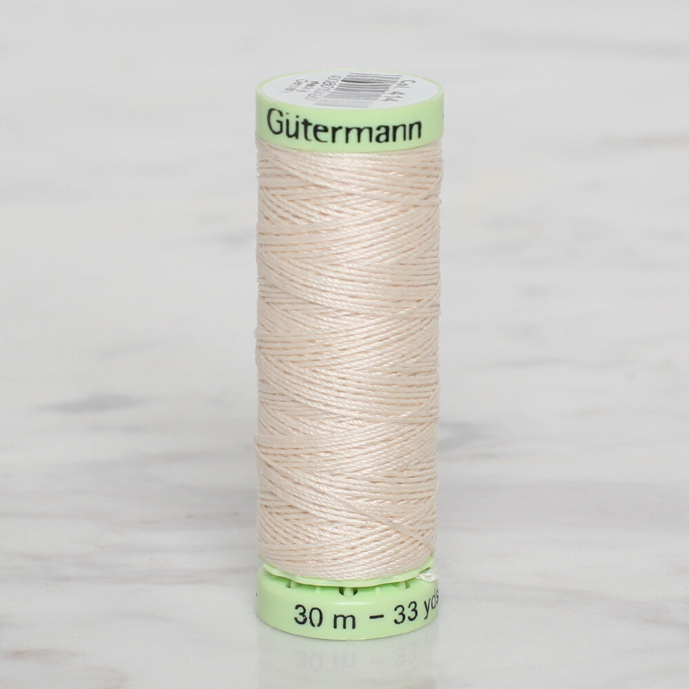 Gütermann Sewing Thread, 30m, Cream - 414