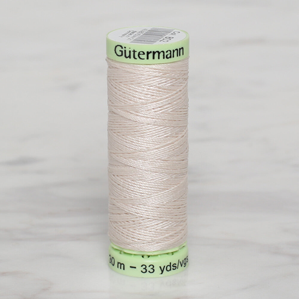 Gütermann Sewing Thread, 30m, Cream - 802