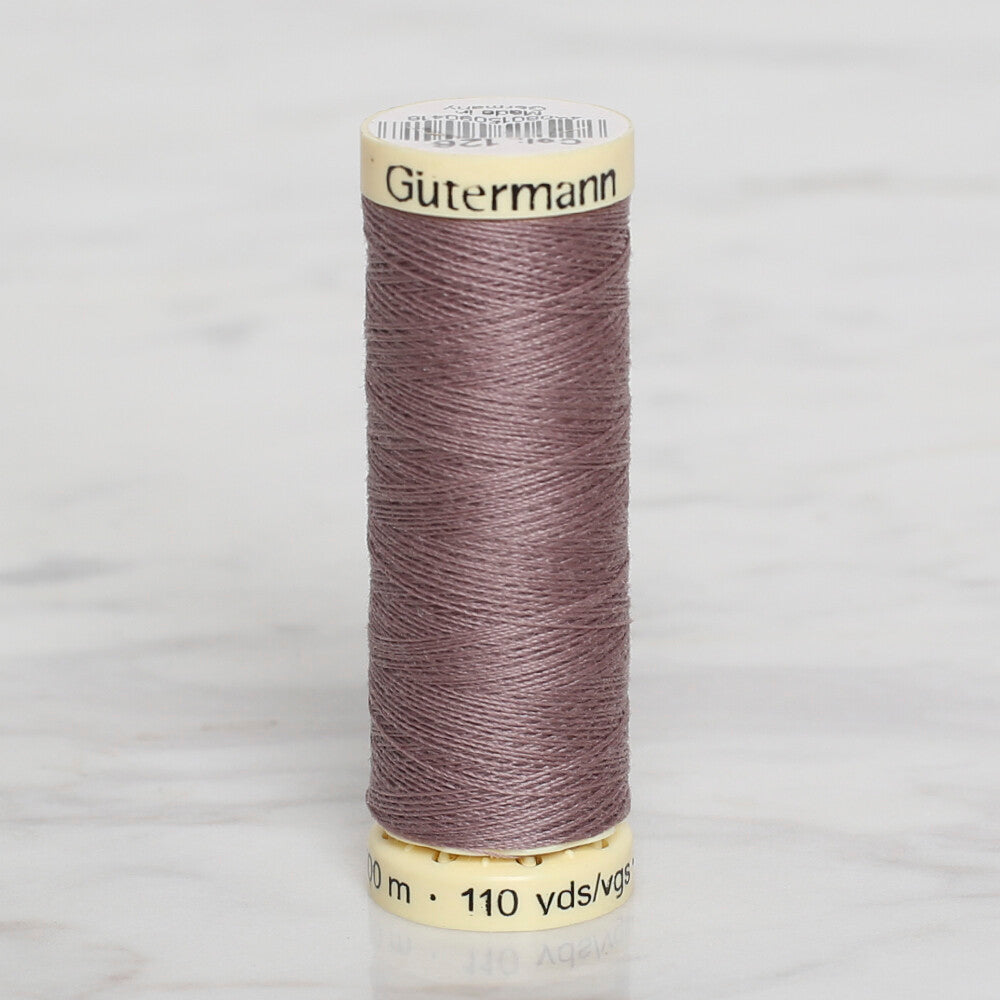 Gütermann Sewing Thread, 100m, Brown - 126