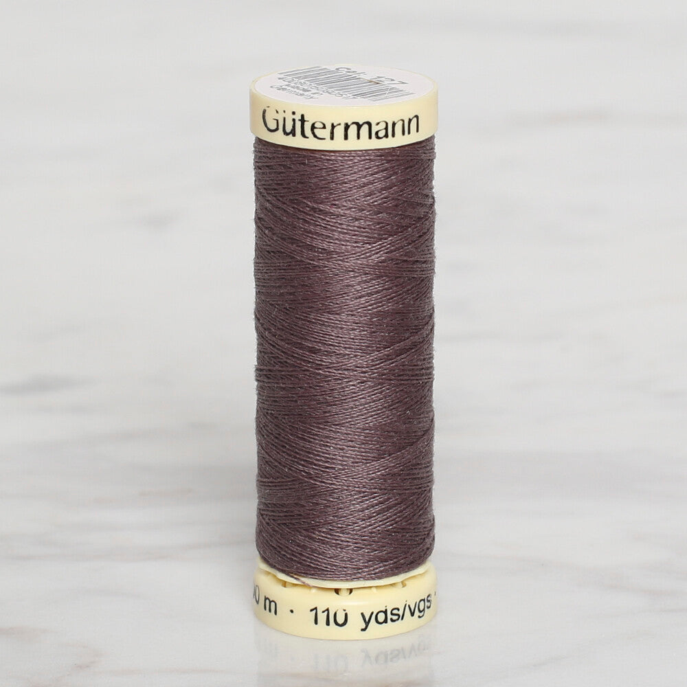 Gütermann Sewing Thread, 100m, Brown - 127