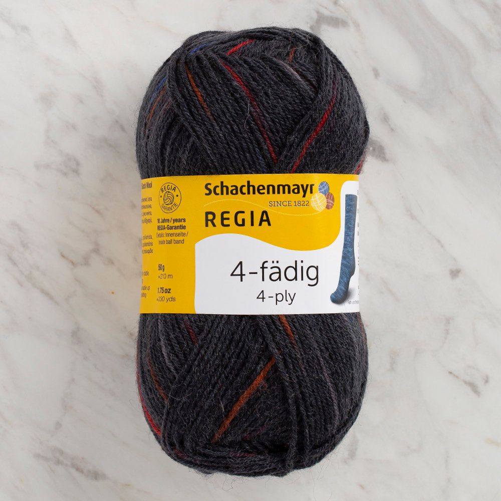 Schachenmayr Regia 4-Ply 50gr Color Sock Yarn, Variegated - 05097