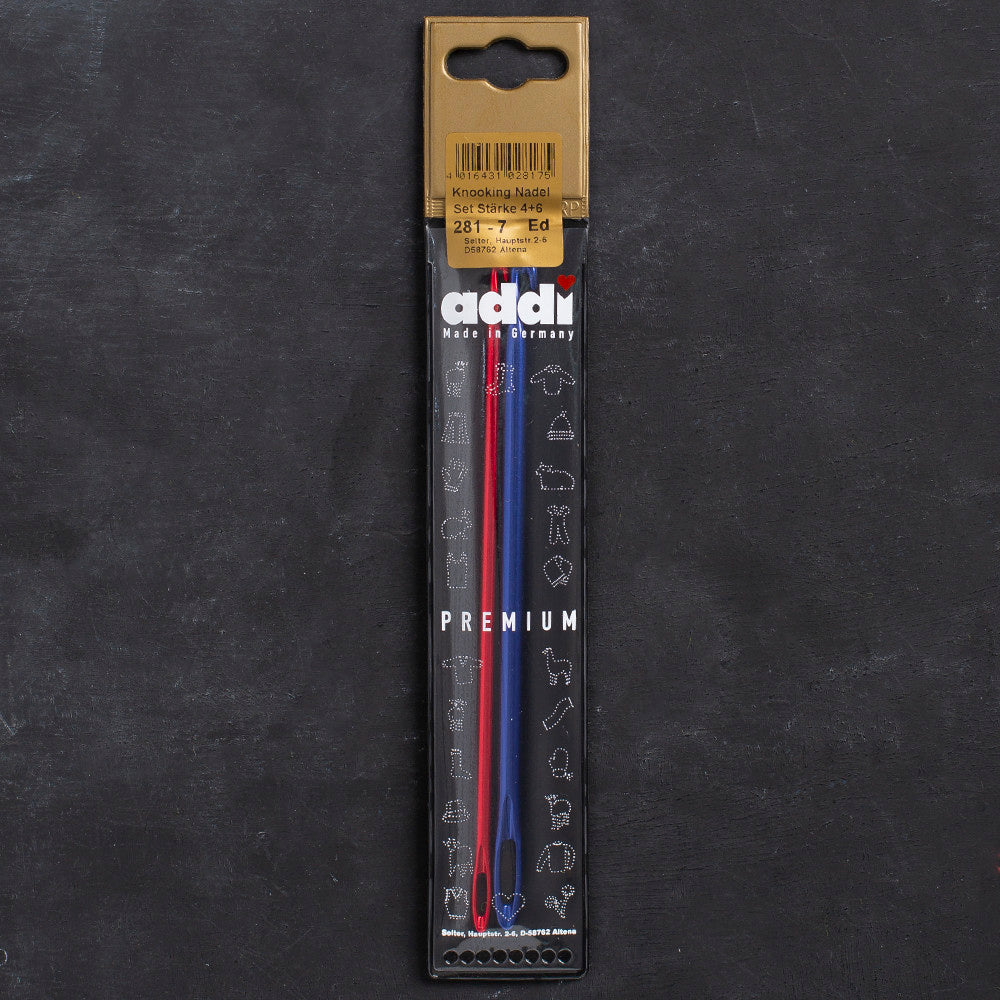 Addi 2 Sizes Knooking Needle Set - 281-7