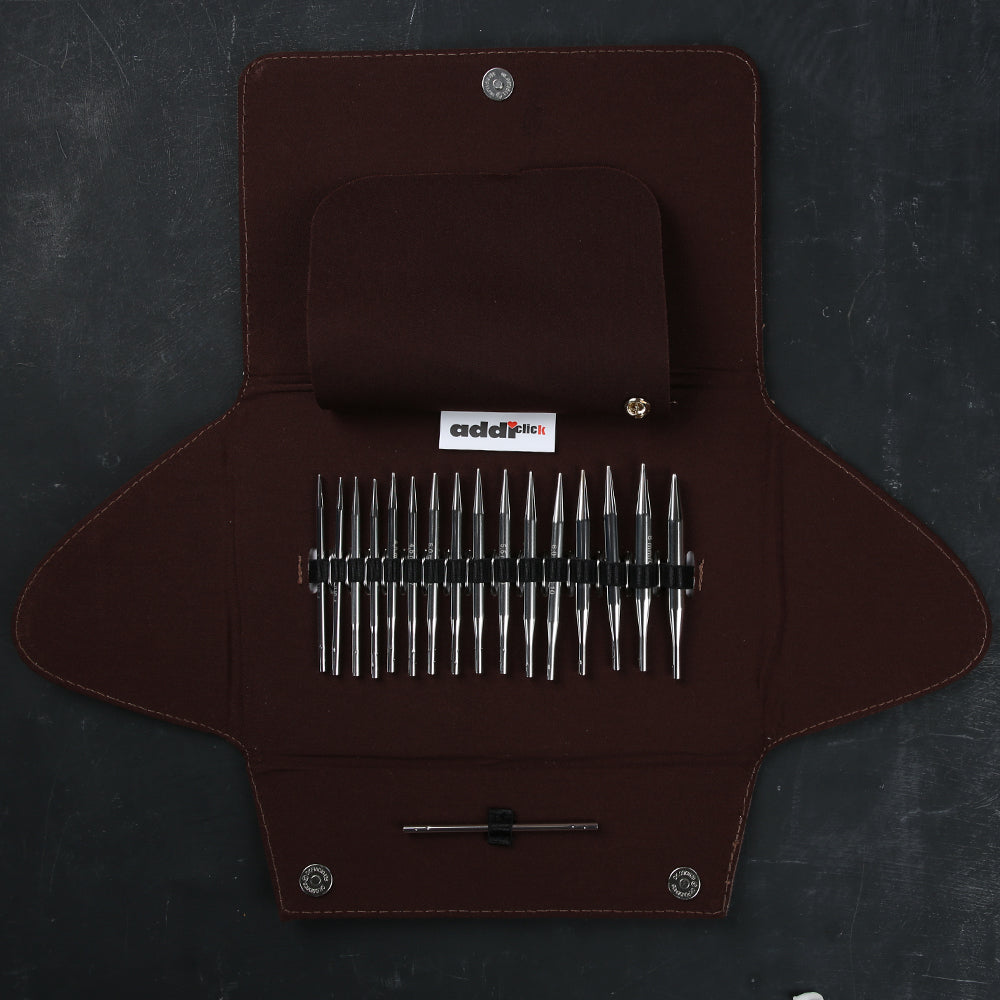 Addi Click Lace Short Tips Interchangable Circular Knitting Needles Set - 750-7