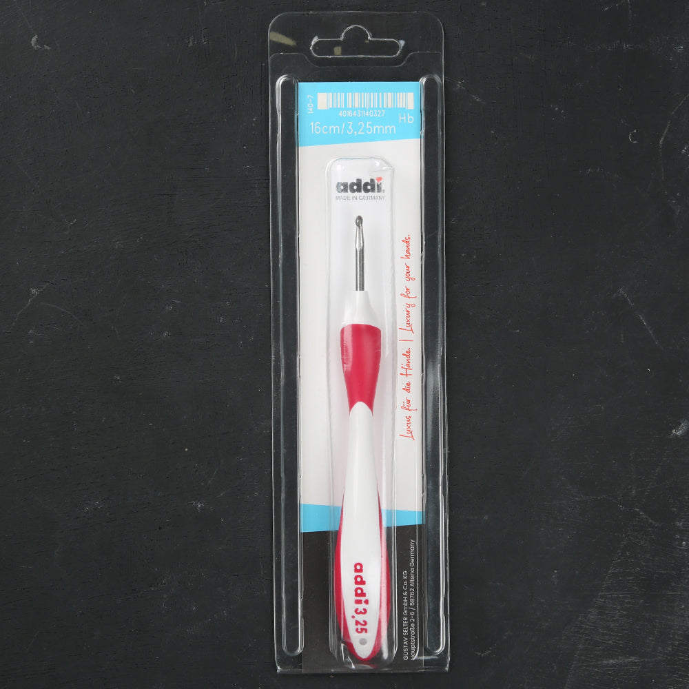 Addi Swing 3.25mm 16cm Crochet Hook with Ergonomic Handle - 140-7