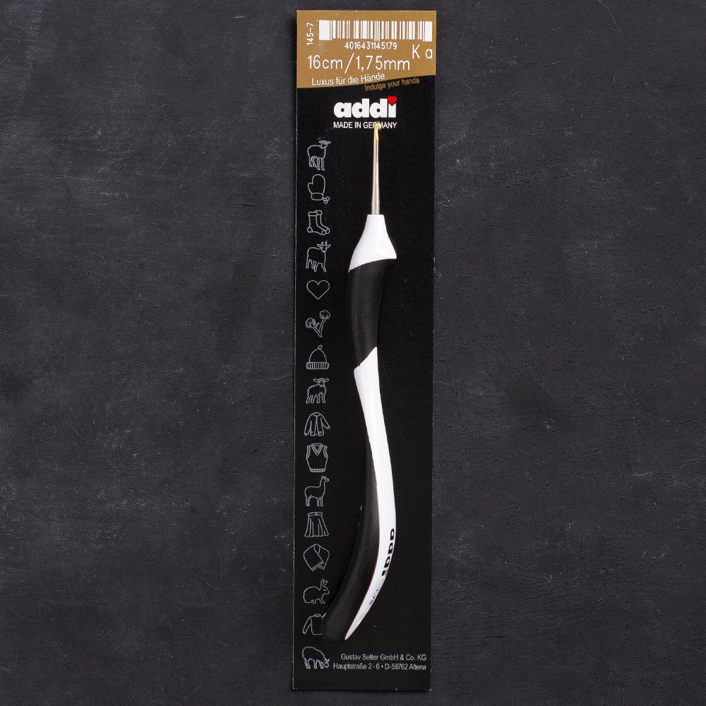 Addi Swing Mini No:2 1.75mm 16cm Ergonomic Crochet Hook - 145-7