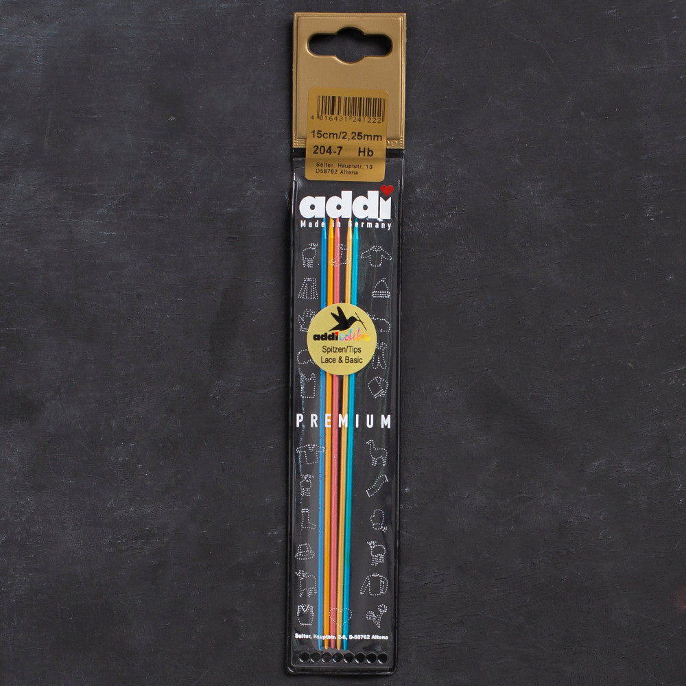 Addi Colibri 2.25mm 15cm Double-pointed Needles - 204-7