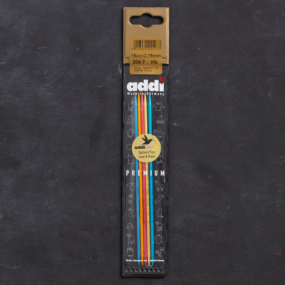 Addi Colibri 2.75mm 15cm Double-pointed Needles - 204-7