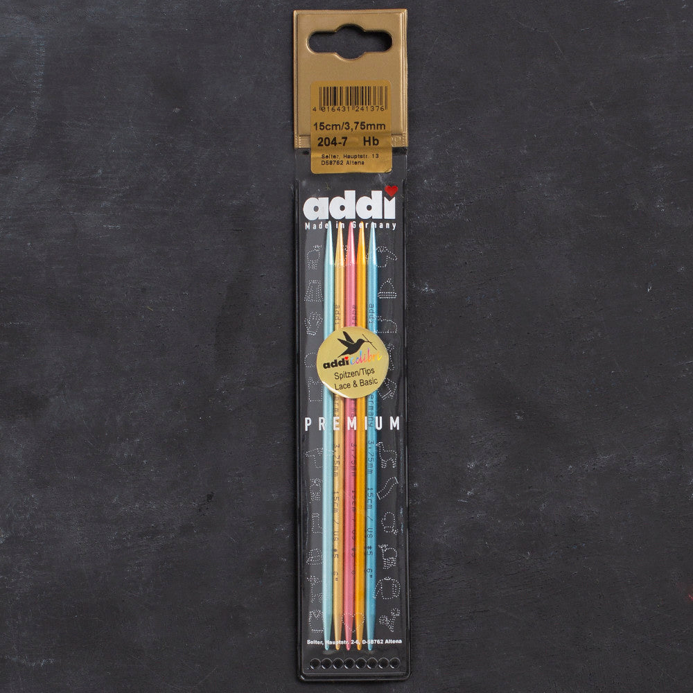 Addi Colibri 3.75mm 15cm Double-pointed Needles - 204-7