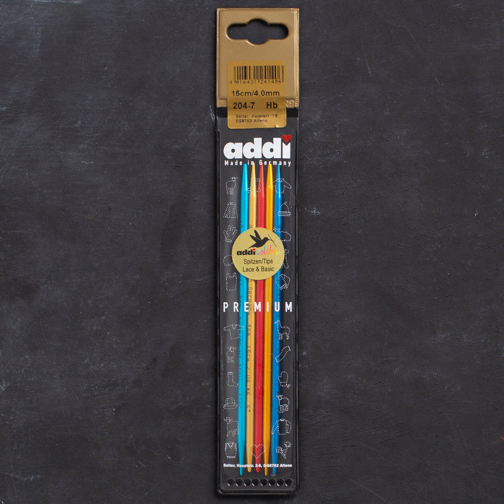 Addi Colibri 4mm 15cm Double-pointed Needles - 204-7