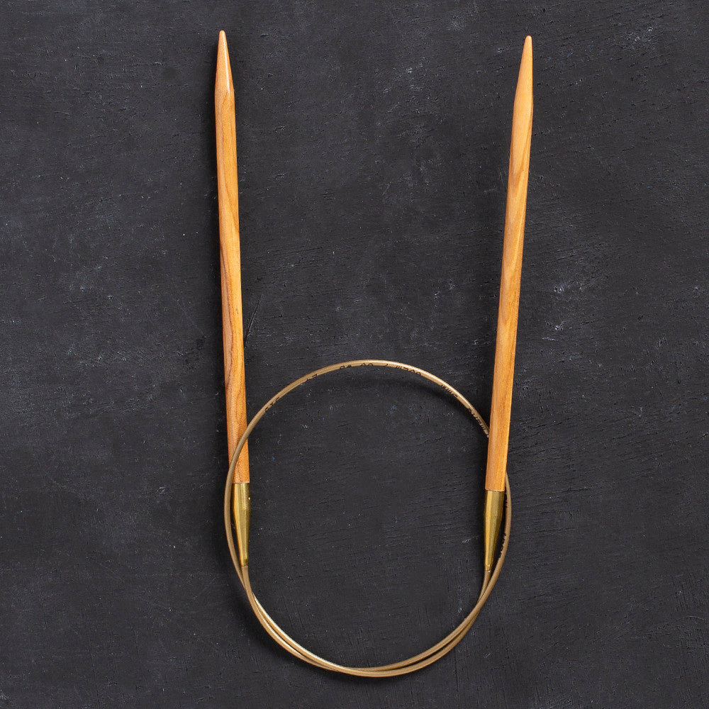 Addi Olive Wood 5mm 60cm Circular Knitting Needles - 575-7