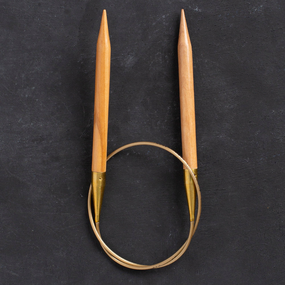 Addi Olive Wood 9mm 60cm Circular Knitting Needles - 575-7