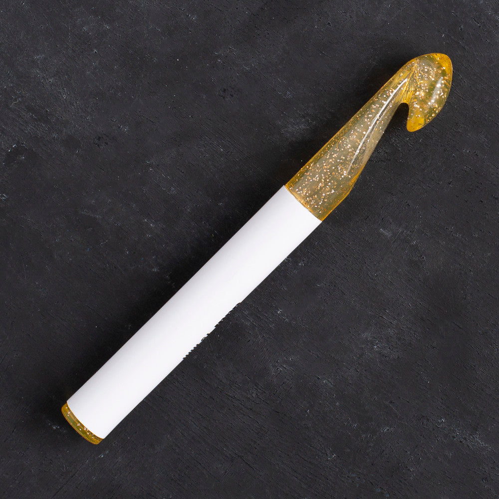 Addi Champagne 15mm 15cm Plastic Crochet Hook - 445-7