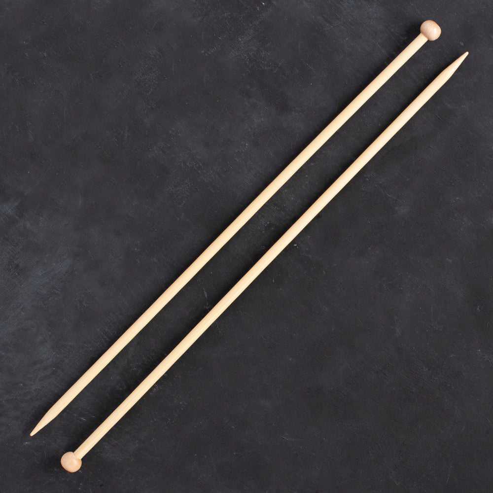 Addi 6mm 35cm Bamboo Jacket Knitting Needles - 500-7/35/6