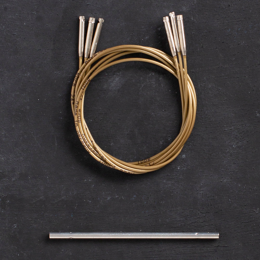 Addi Set of 3 Cords and 1 Connector for Addi Click Needles - 658-7/000