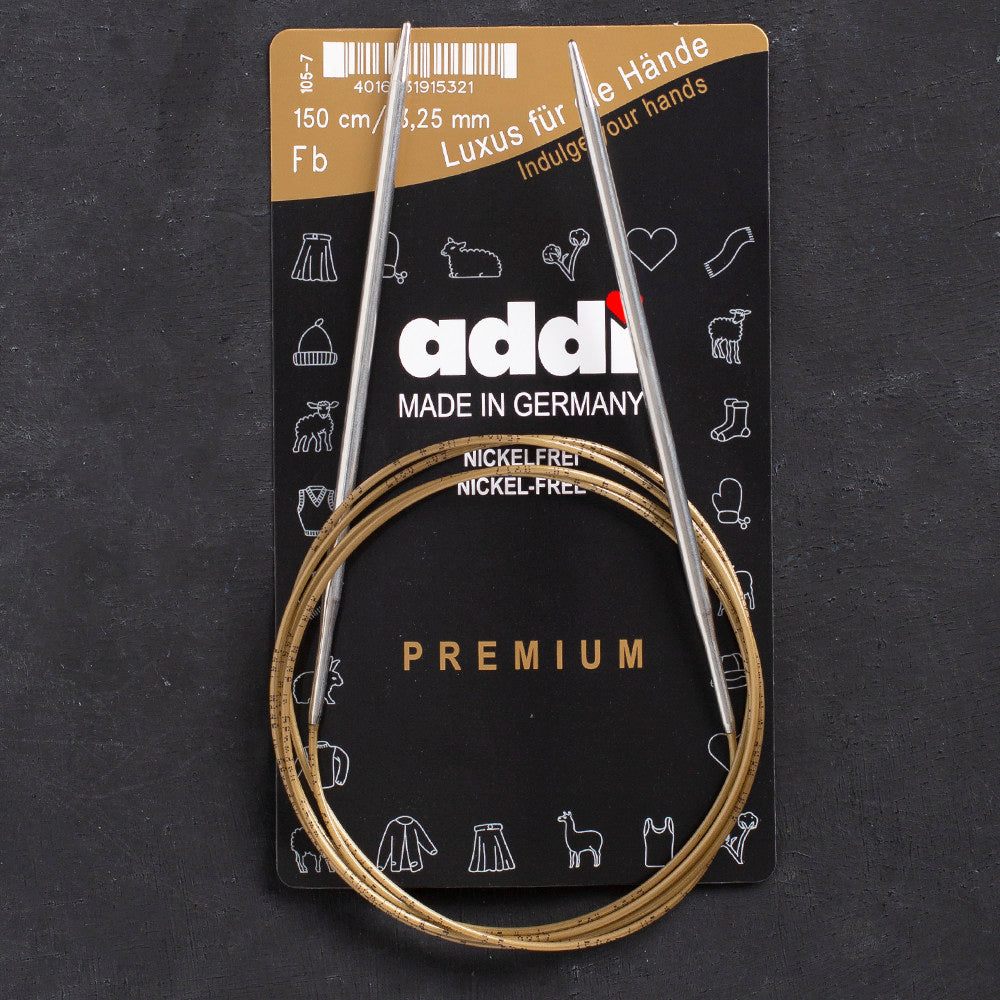 Addi 3.25mm 150cm Circular Knitting Needles - 105-7
