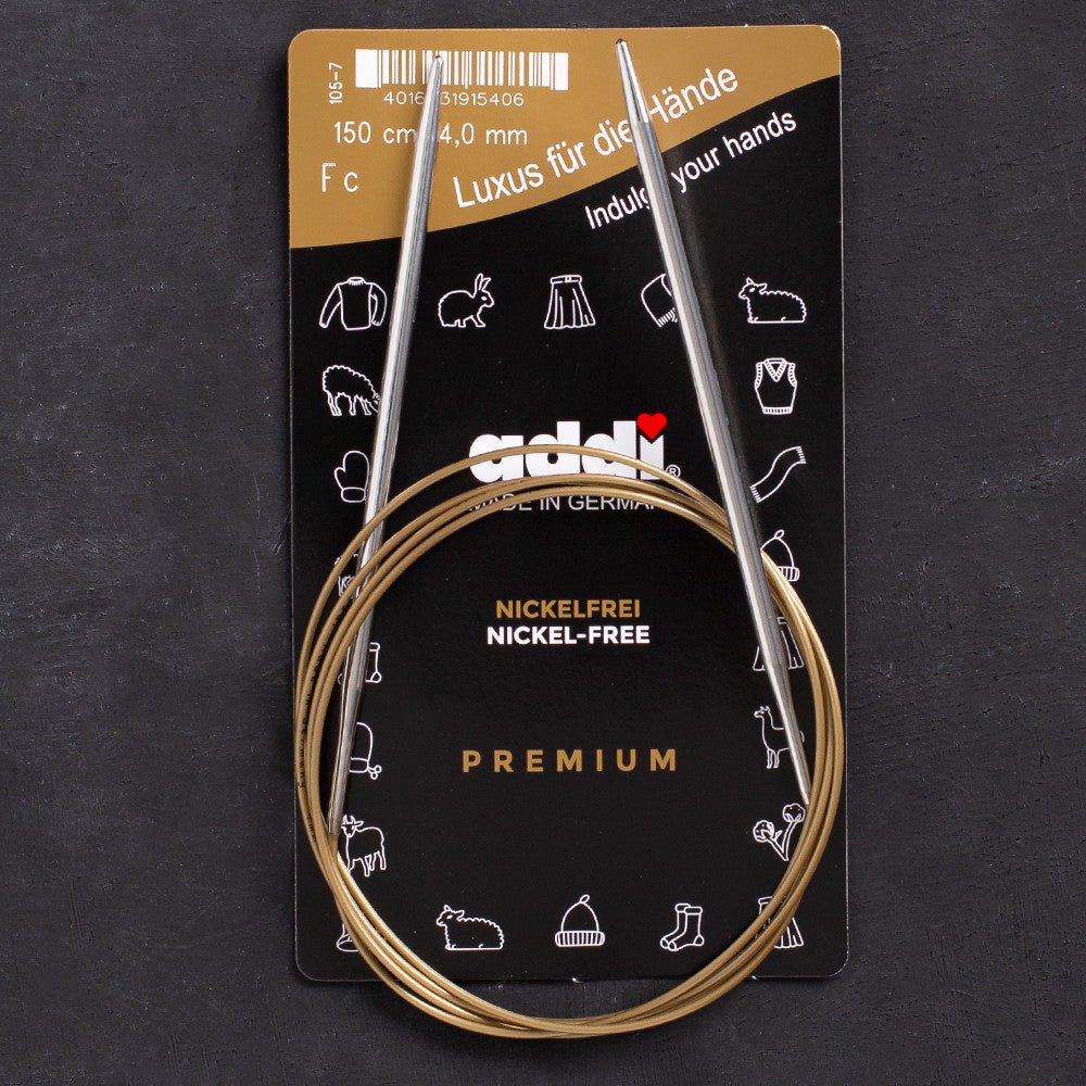 Addi 4mm 150cm Circular Knitting Needles - 105-7
