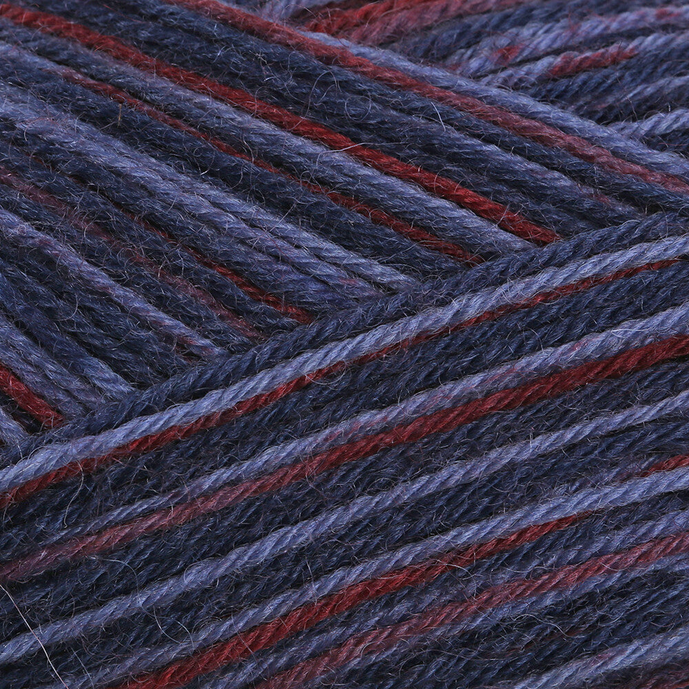 Createlli 4 Skeins Socks Yarn, Variegated - 003