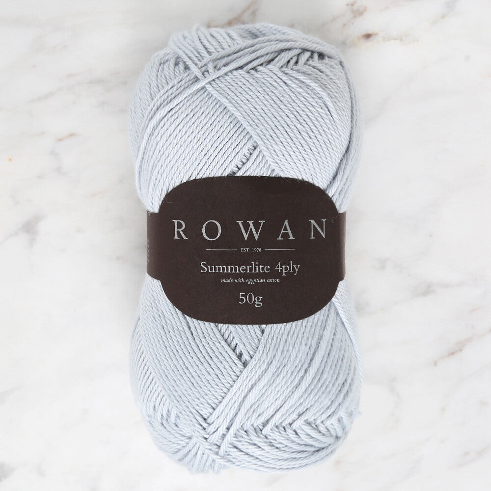 Rowan Summerlite 4Ply Yarn, Ice Blue - 00419