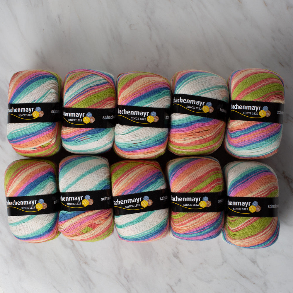 Schachenmayr Fashion Tahiti 50 gr Knitting Yarn, Variegated - 9811776 - 07624
