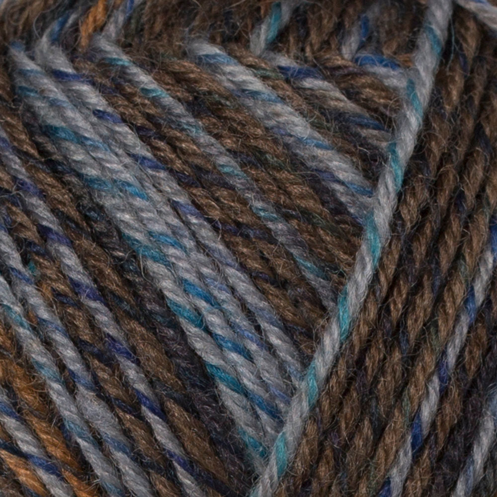 Schachenmayr Regia 4-Ply 50gr Color Sock Yarn, Multi Brown - 9801281-03733