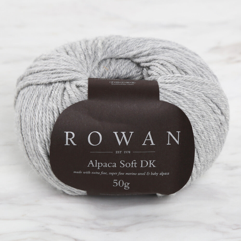 Rowan Alpaca Soft DK Yarn, Grey - 00210