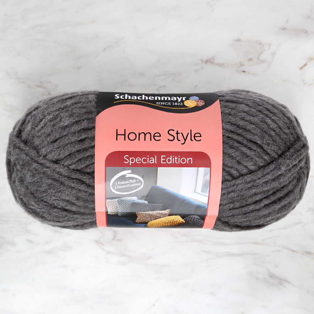 Schachenmayr Home Style 300 Gr Yarn, Dark Grey - 00084