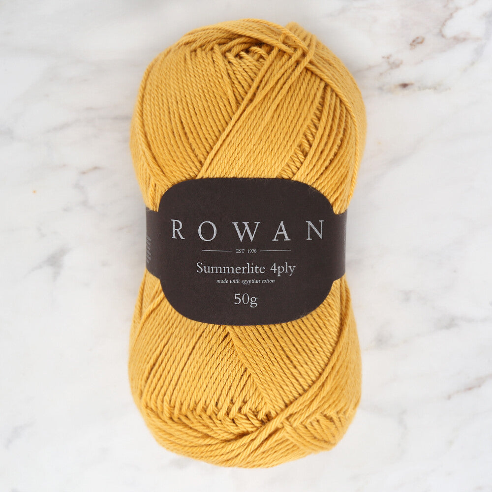 Rowan Summerlite 4Ply Yarn, Mustard - 00439