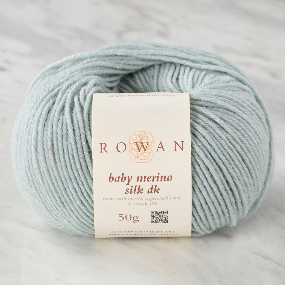 Rowan Baby Merino Silk DK Yarn, Frosty - SH702