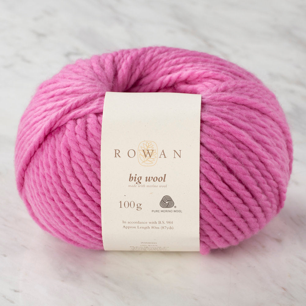 Rowan Big Wool Yarn, Aurora Pink - 00084