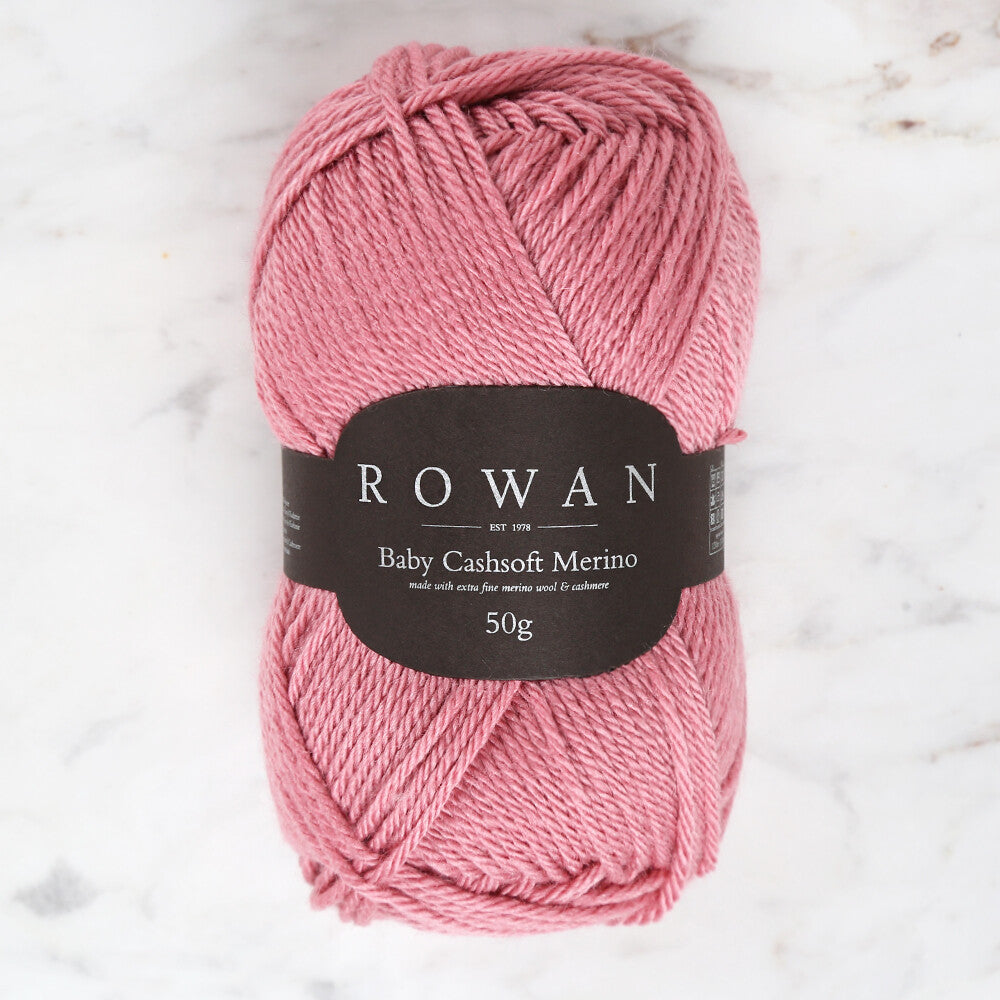 Rowan Baby Cashsoft Merino Yarn, Rose - 00115