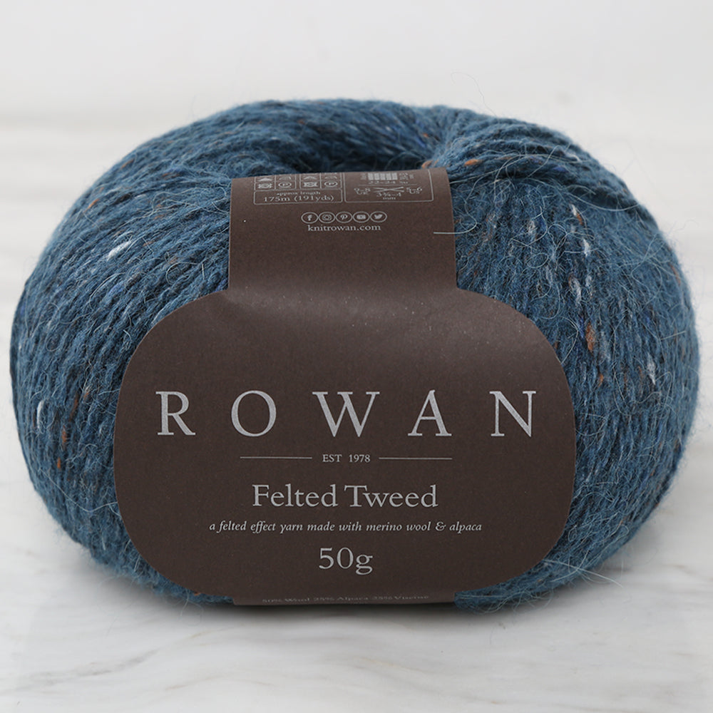 Rowan Felted Tweed Yarn, Blue -  207