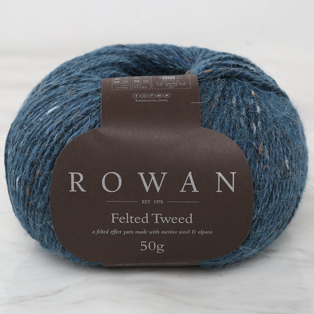 Rowan Felted Tweed 50gr Yarn, Blue -  207