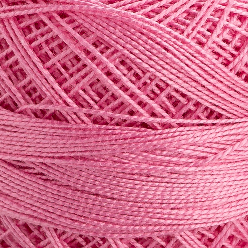 Domino Cotton Perle Size 12 Embroidery Thread (5 g), Pink - 4590012-00066