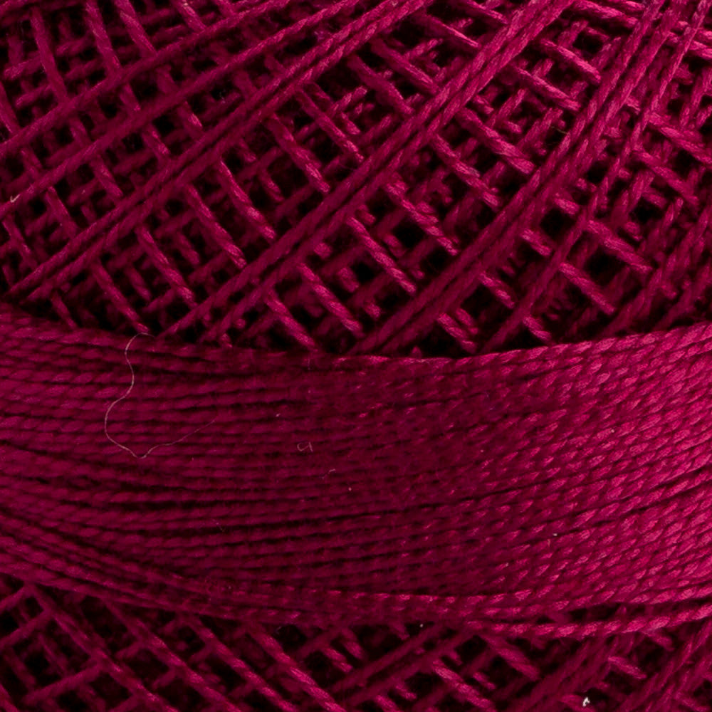Domino Cotton Perle Size 12 Embroidery Thread (5 g), Plum - 4590012-00070