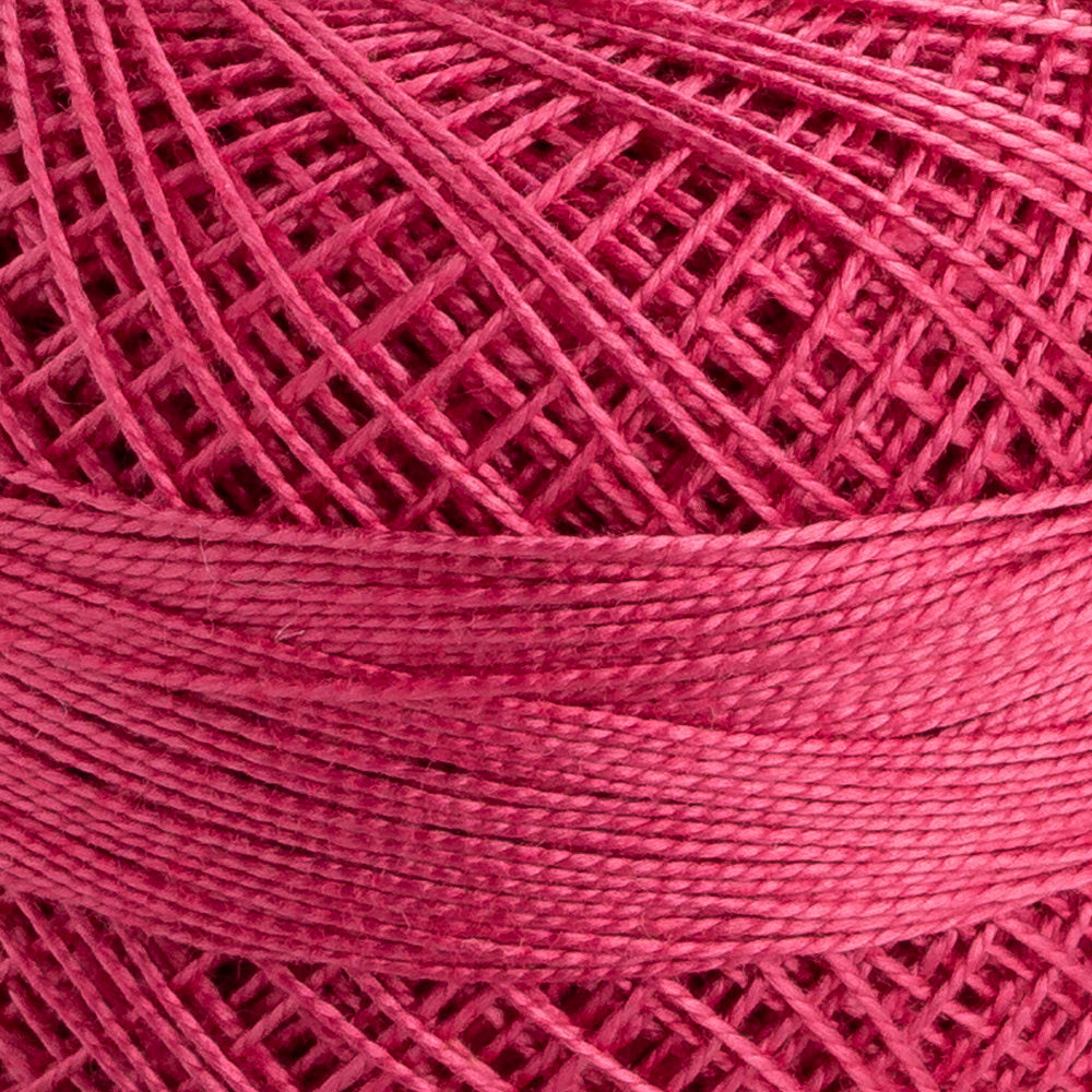 Domino Cotton Perle Size 12 Embroidery Thread (5 g), Pink - 4590012-00077