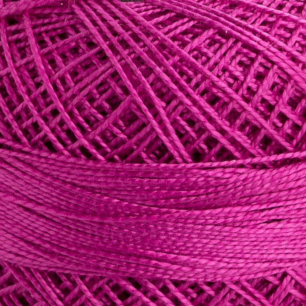 Domino Cotton Perle Size 12 Embroidery Thread (5 g),Pink - 4590012-00088