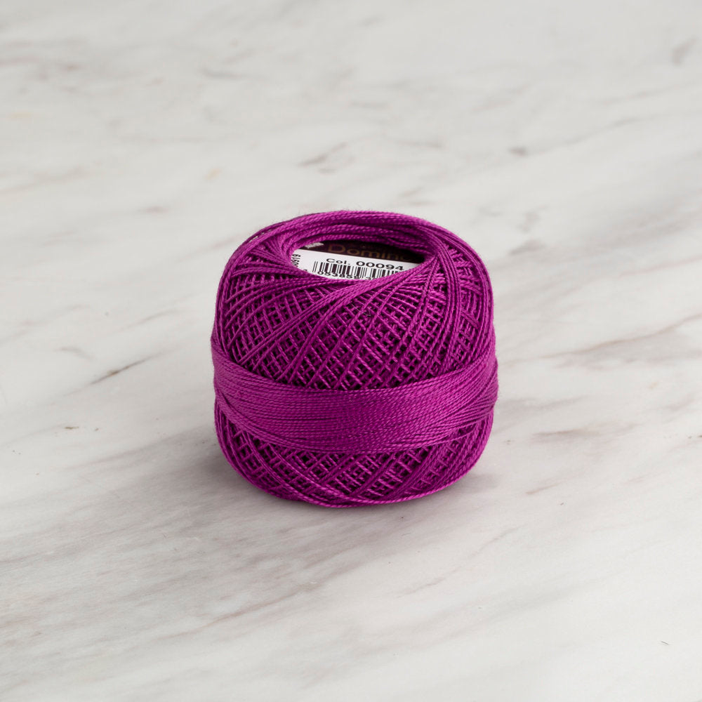 Domino Cotton Perle Size 12 Embroidery Thread (5 g), Purple - 4590012-00094