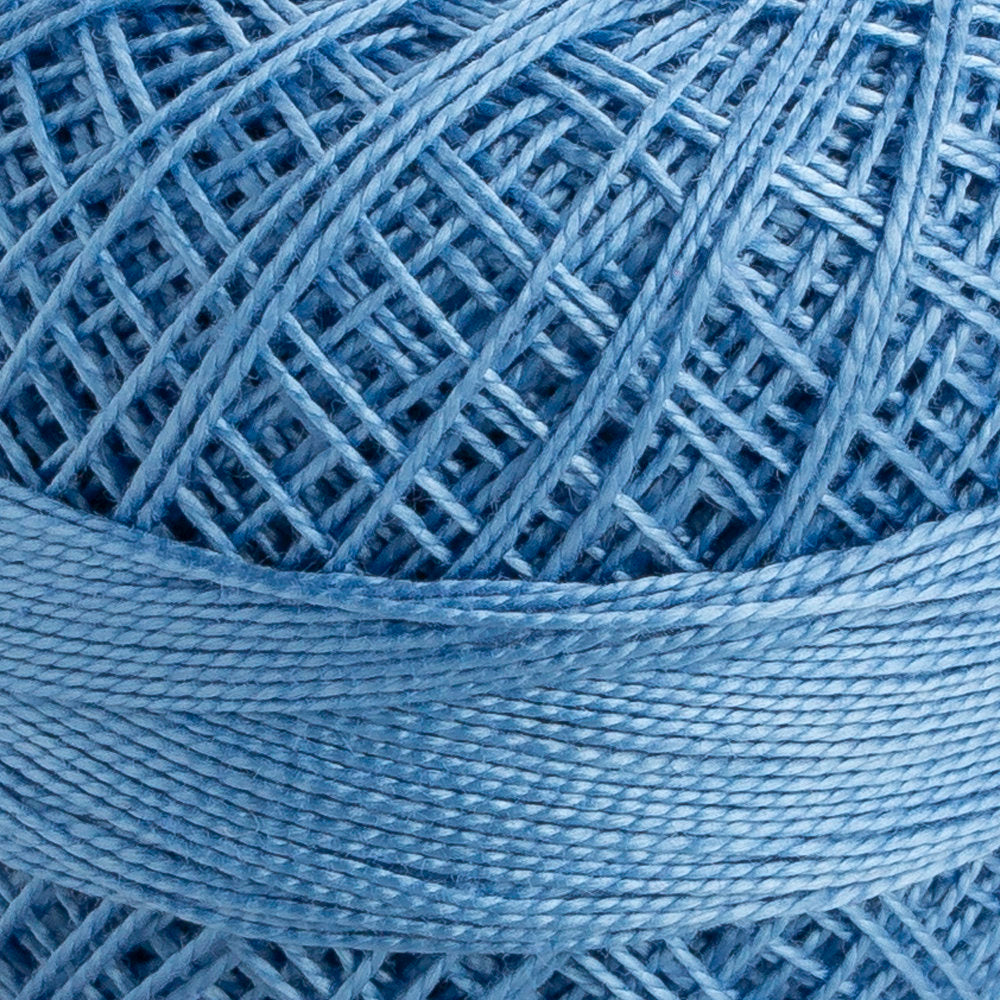 Domino Cotton Perle Size 12 Embroidery Thread (5 g), Blue - 4590012-00145