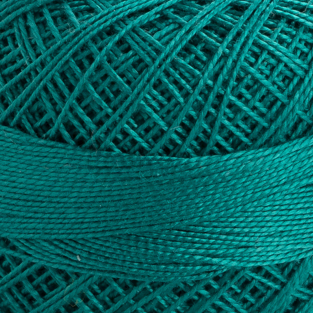 Domino Cotton Perle Size 12 Embroidery Thread (5 g), Green - 4590012-00189