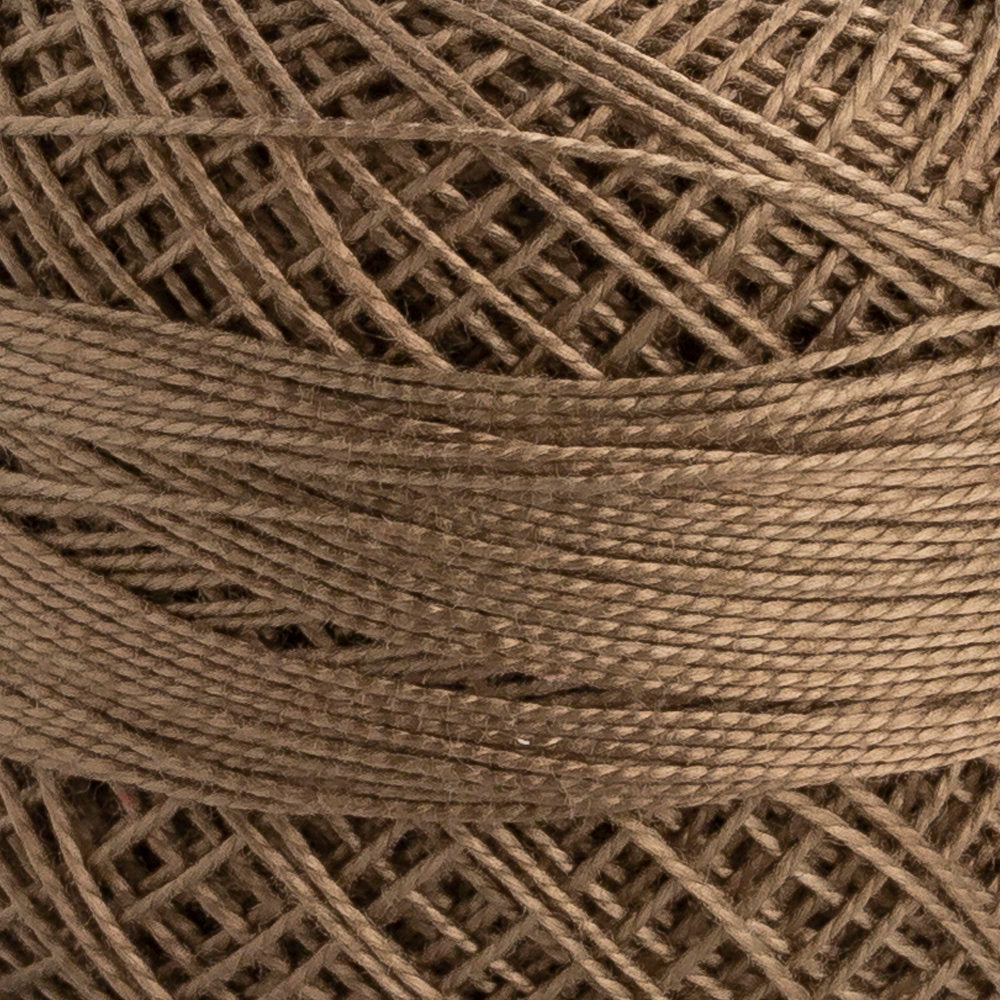 Domino Cotton Perle Size 12 Embroidery Thread (5 g), Mink - 4590012-00393