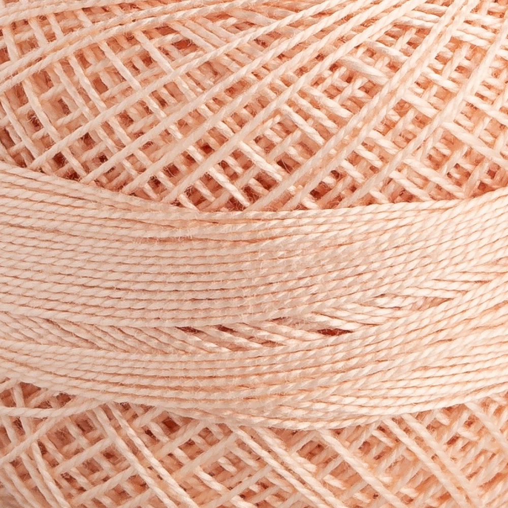 Domino Cotton Perle Size 12 Embroidery Thread (5 g), Light Pink - 4590012-00892
