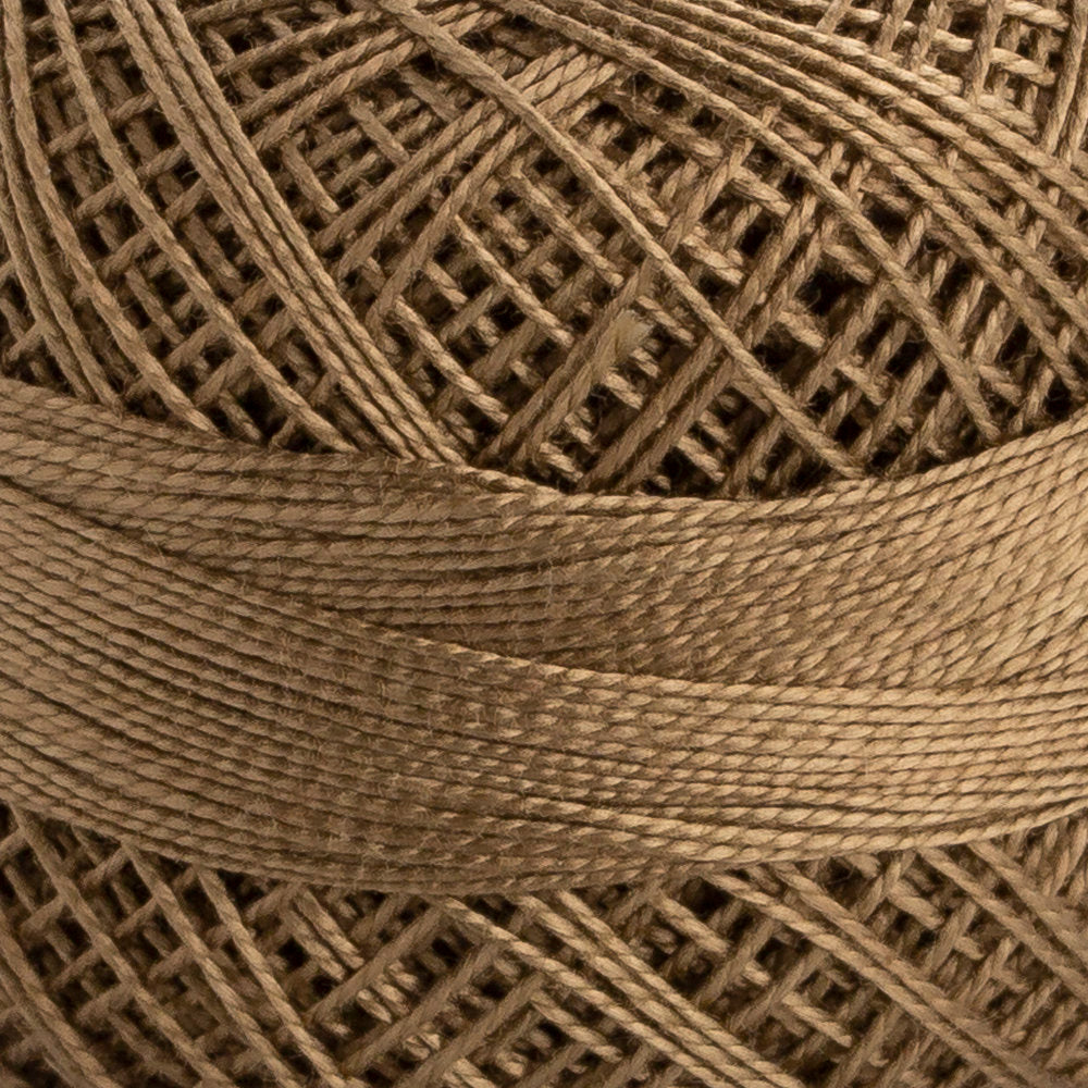 Domino Cotton Perle Size 12 Embroidery Thread (5 g), Latte - 4590012-00903