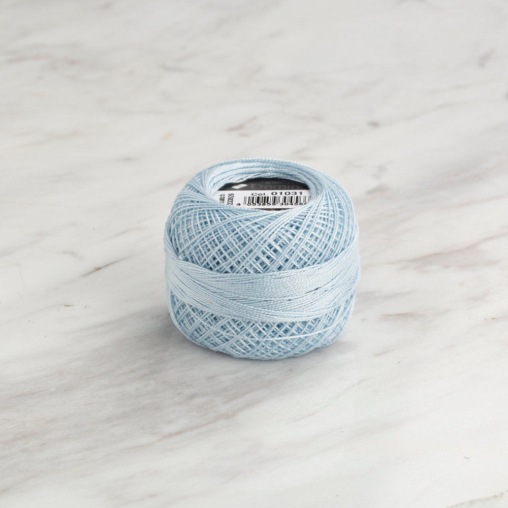Domino Cotton Perle Size 12 Embroidery Thread (5 g), Baby Blue - 4590012-01031